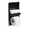 Alfi Brand Brushed Black PVD Stainless Steel Recessed Shelf / Toilet Paper Holder Niche ABTPNP88-BB - alternate 1